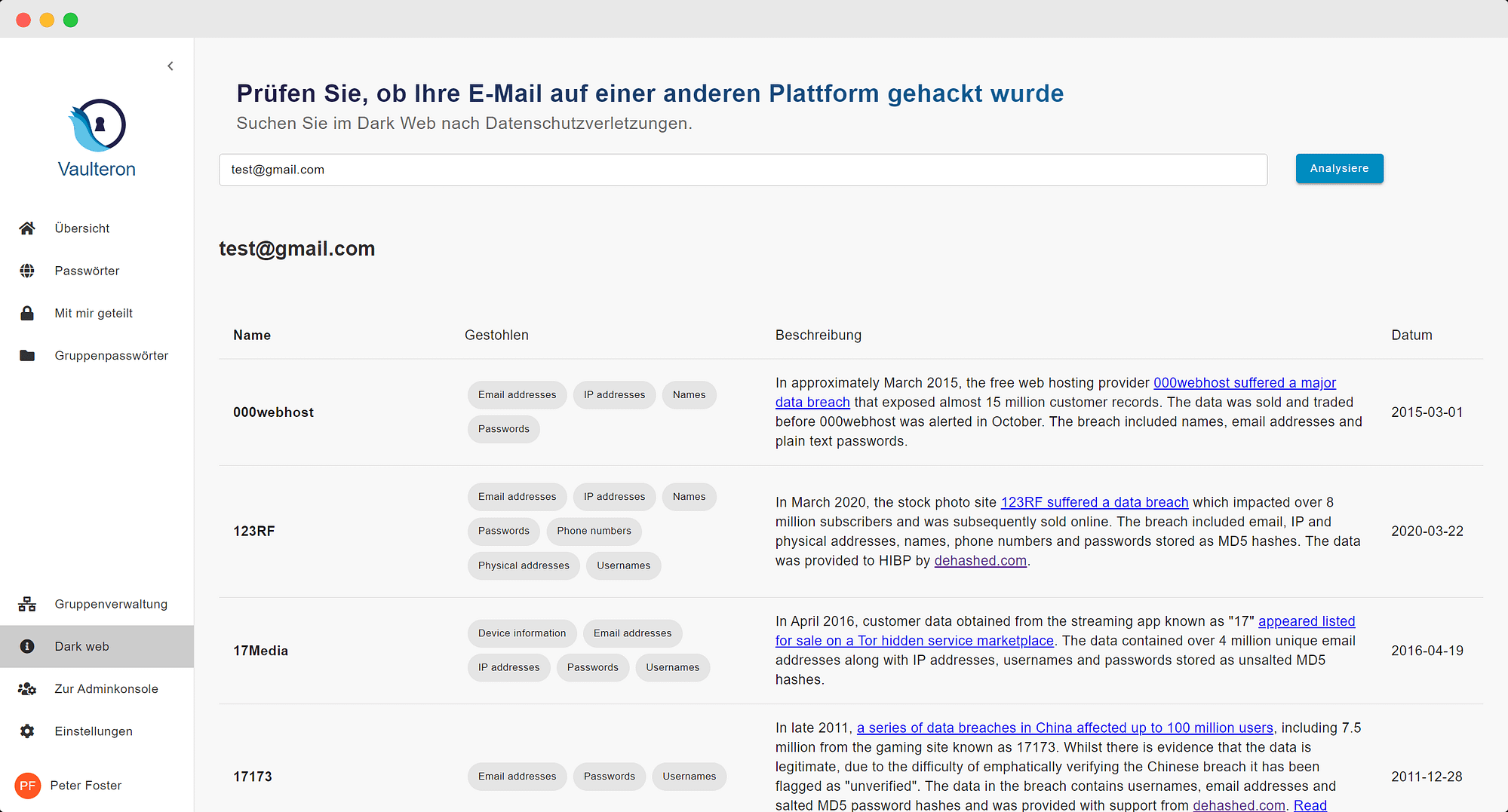Welcome Vaulteron - Passwortmanager für Unternehmen und Privat